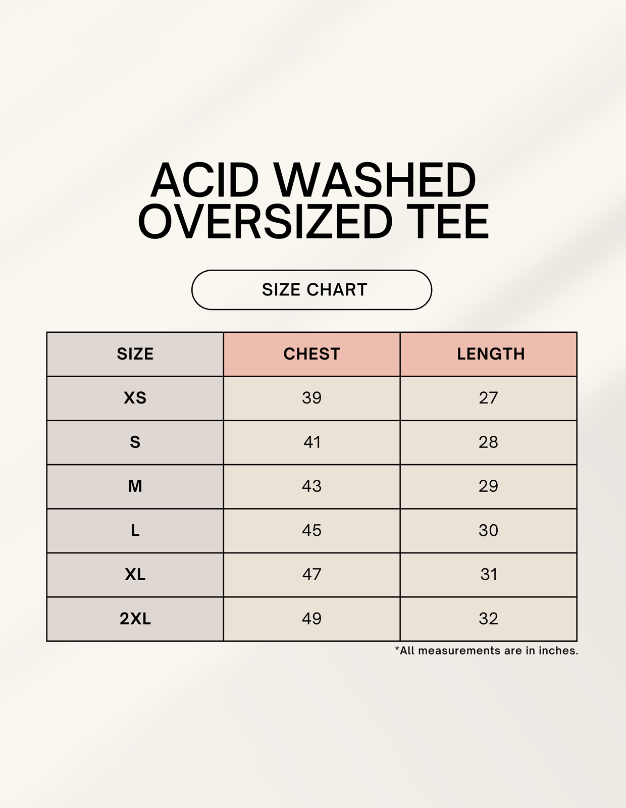 1745042359sizechart.png - "Do it for Yourself" Unisex Acid Washed Oversized Tshirt | Cikada Clothing