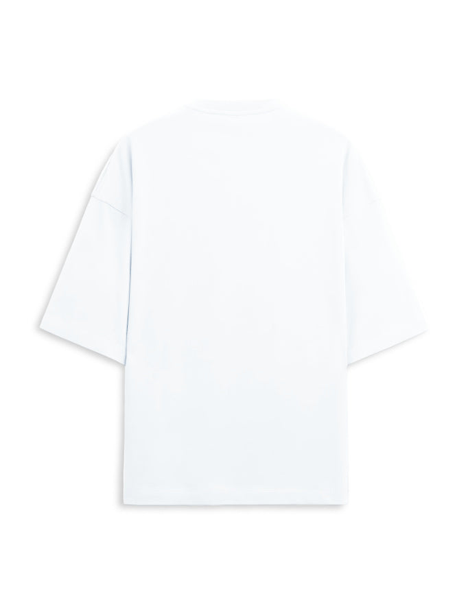 white back - Lewis Hamilton Unisex Terry Oversized Tee | Cikada Clothing
