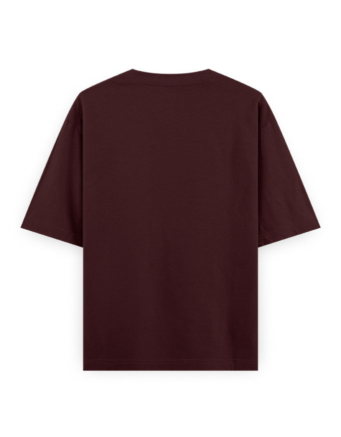 maroon back - Porsche 911 Unisex Oversized Classic T-Shirt | Cikada Clothing