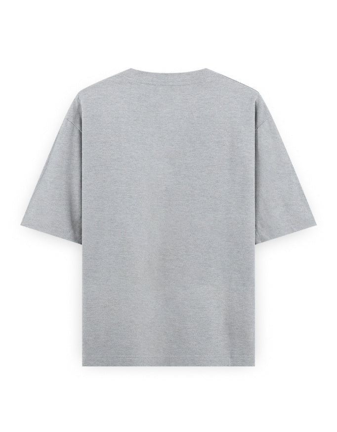 grey melange back - Porsche 911 Unisex Oversized Classic T-Shirt | Cikada Clothing